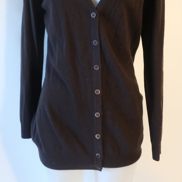 Womens Escada Sport Brown Escada Espana 100% Virgin Wool Cardigan Sweater M - Picture 4 of 9